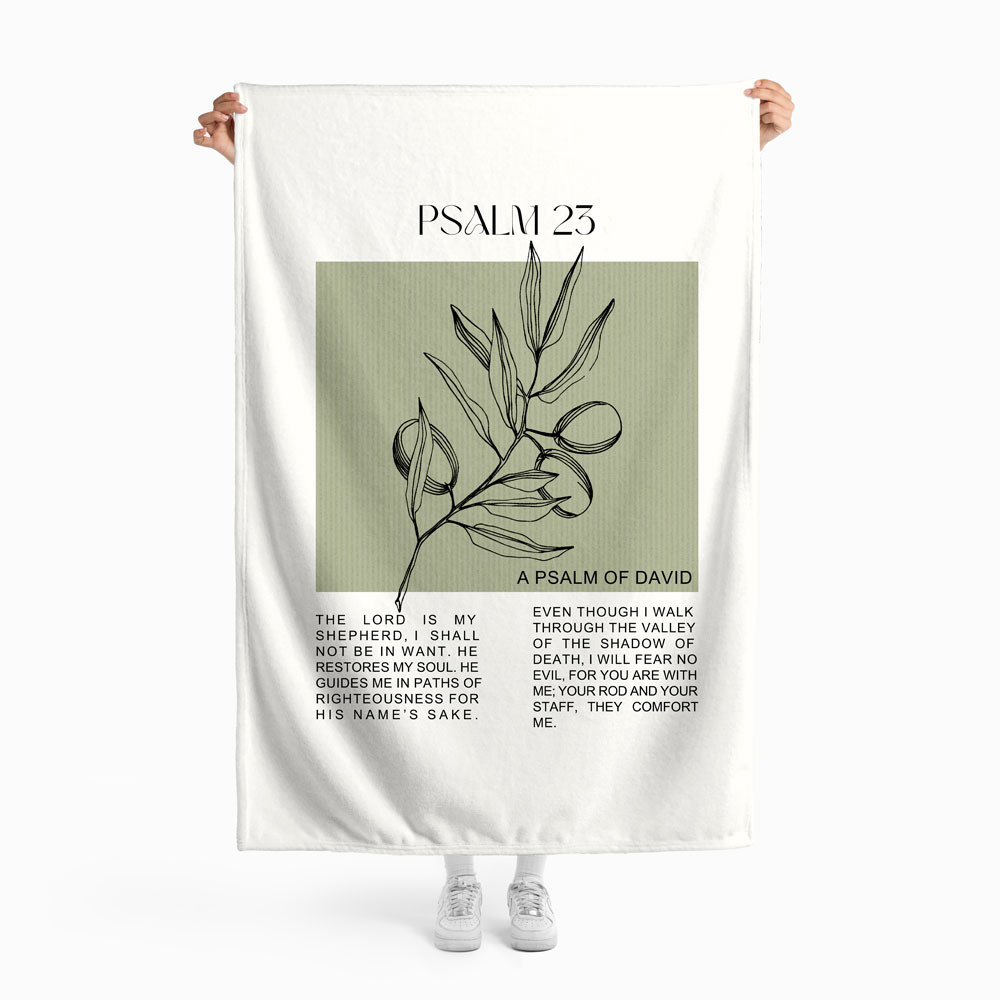 Fear No Evil Christian Blanket