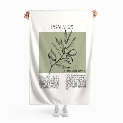 Fear No Evil Christian Blanket