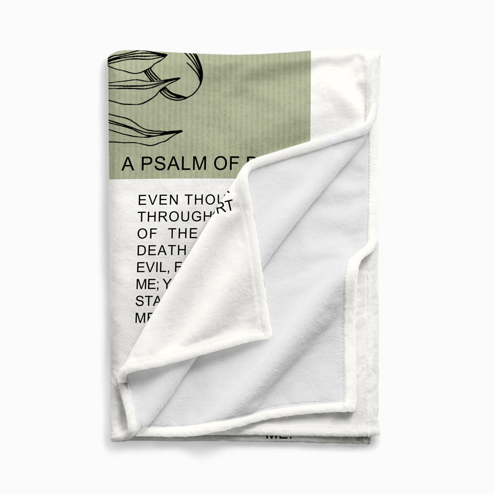 Fear No Evil Christian Blanket