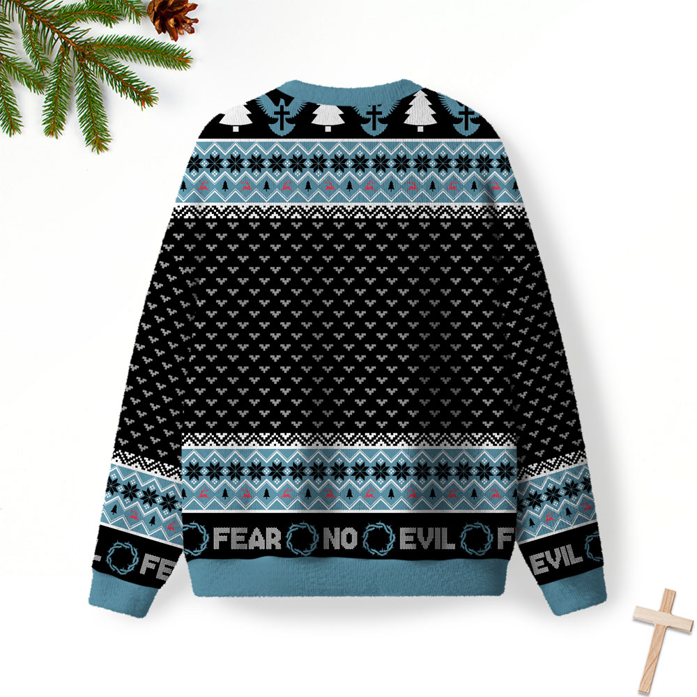 Fear No Evil Christian Lightweight Sweater