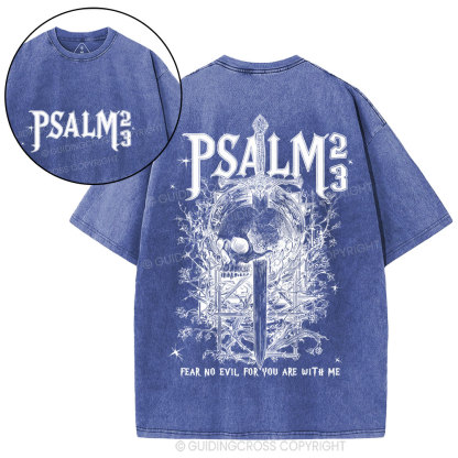 Fear No Evil Christian Washed T-Shirt