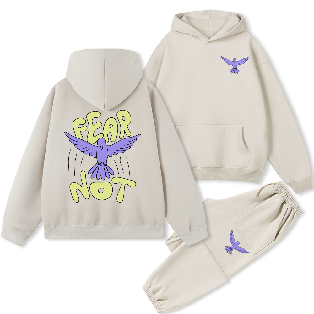 Fear Not Christian Fleece Hoodie Set