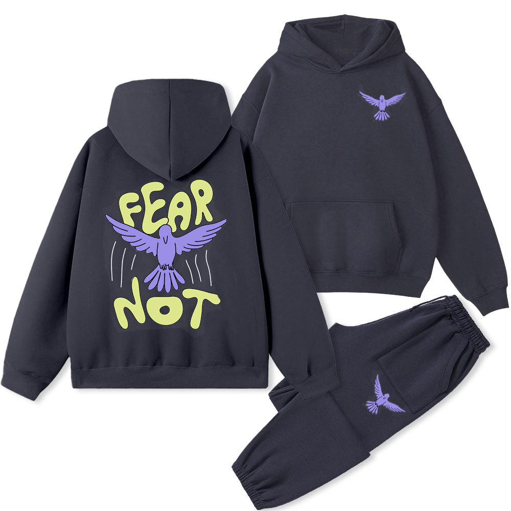 Fear Not Christian Fleece Hoodie Set
