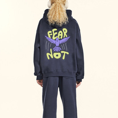 Fear Not Christian Fleece Hoodie Set