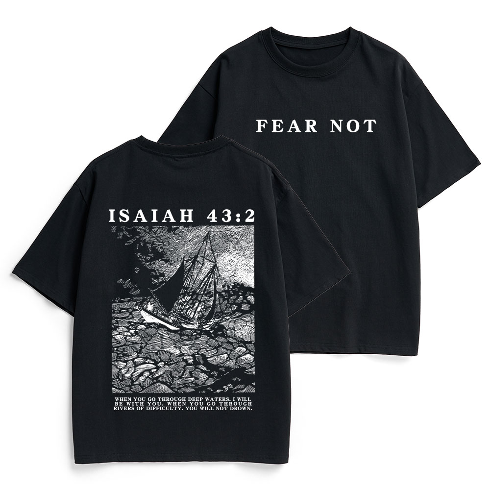 Fear Not Christian Heavy Cotton T-Shirt