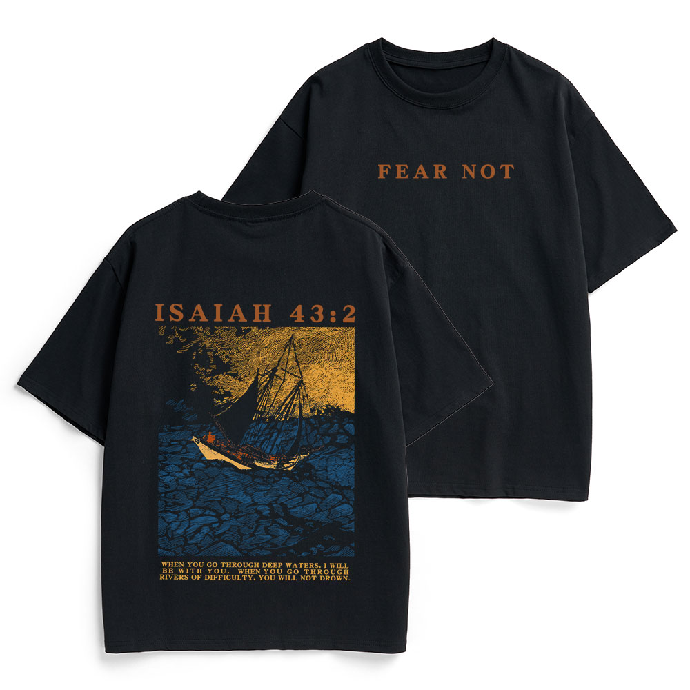 Fear Not Christian Heavy Cotton T-Shirt