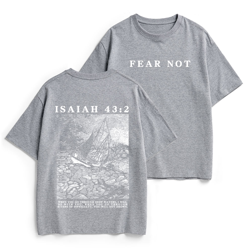 Fear Not Christian Heavy Cotton T-Shirt