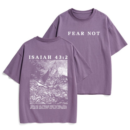Fear Not Christian Heavy Cotton T-Shirt