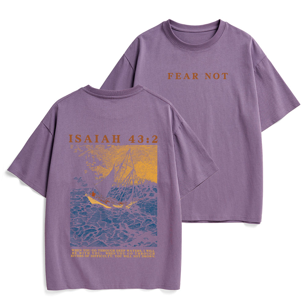 Fear Not Christian Heavy Cotton T-Shirt