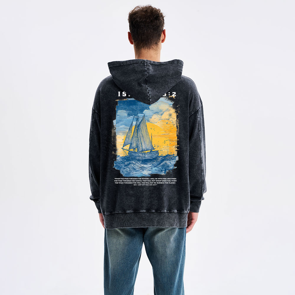 Fear Not Christian Washed Hoodie 