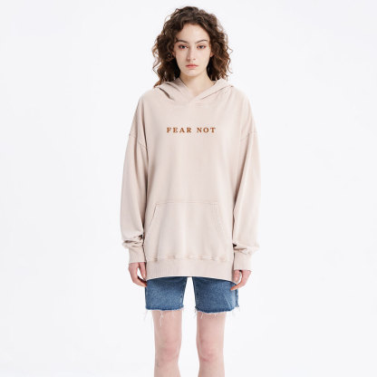 Fear Not Christian Washed Hoodie 