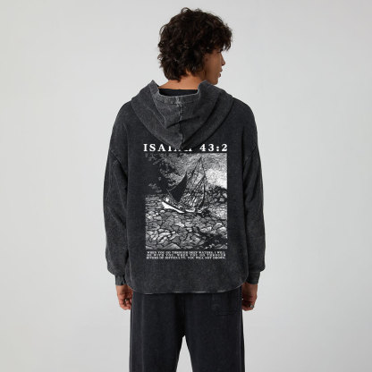 Fear Not Christian Washed Hoodie