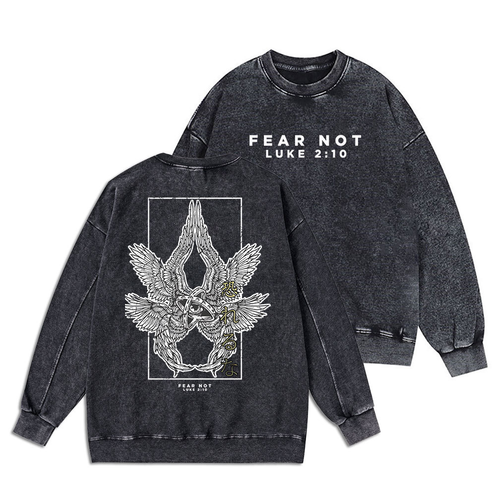 Fear Not Christian Washed Sweatshirt