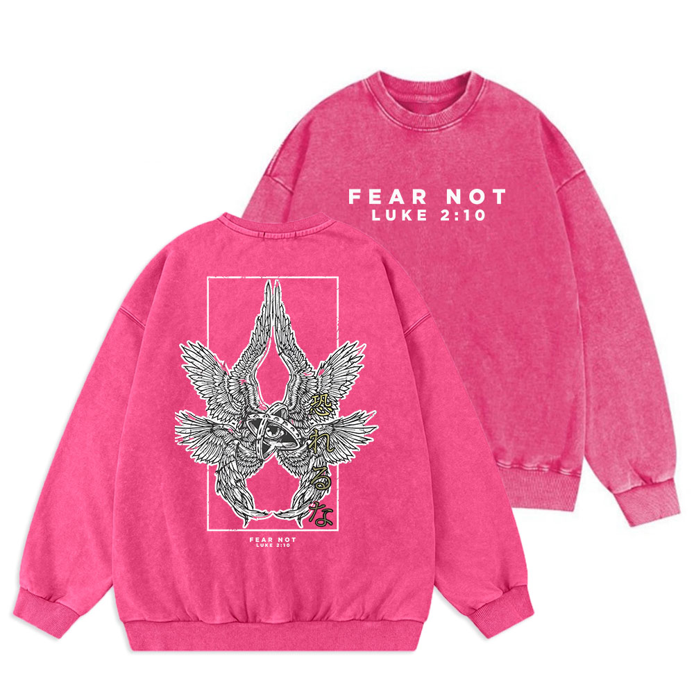 Fear Not Christian Washed Sweatshirt