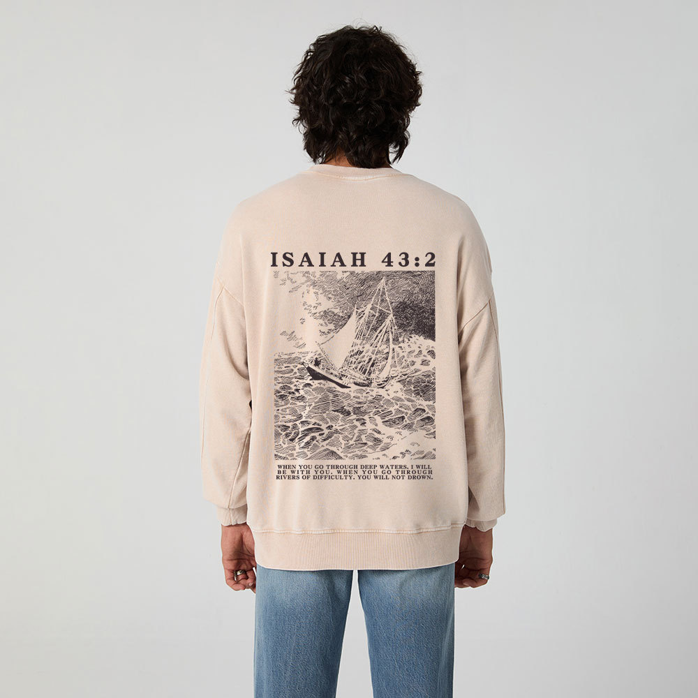 Fear Not Christian Washed Sweatshirt