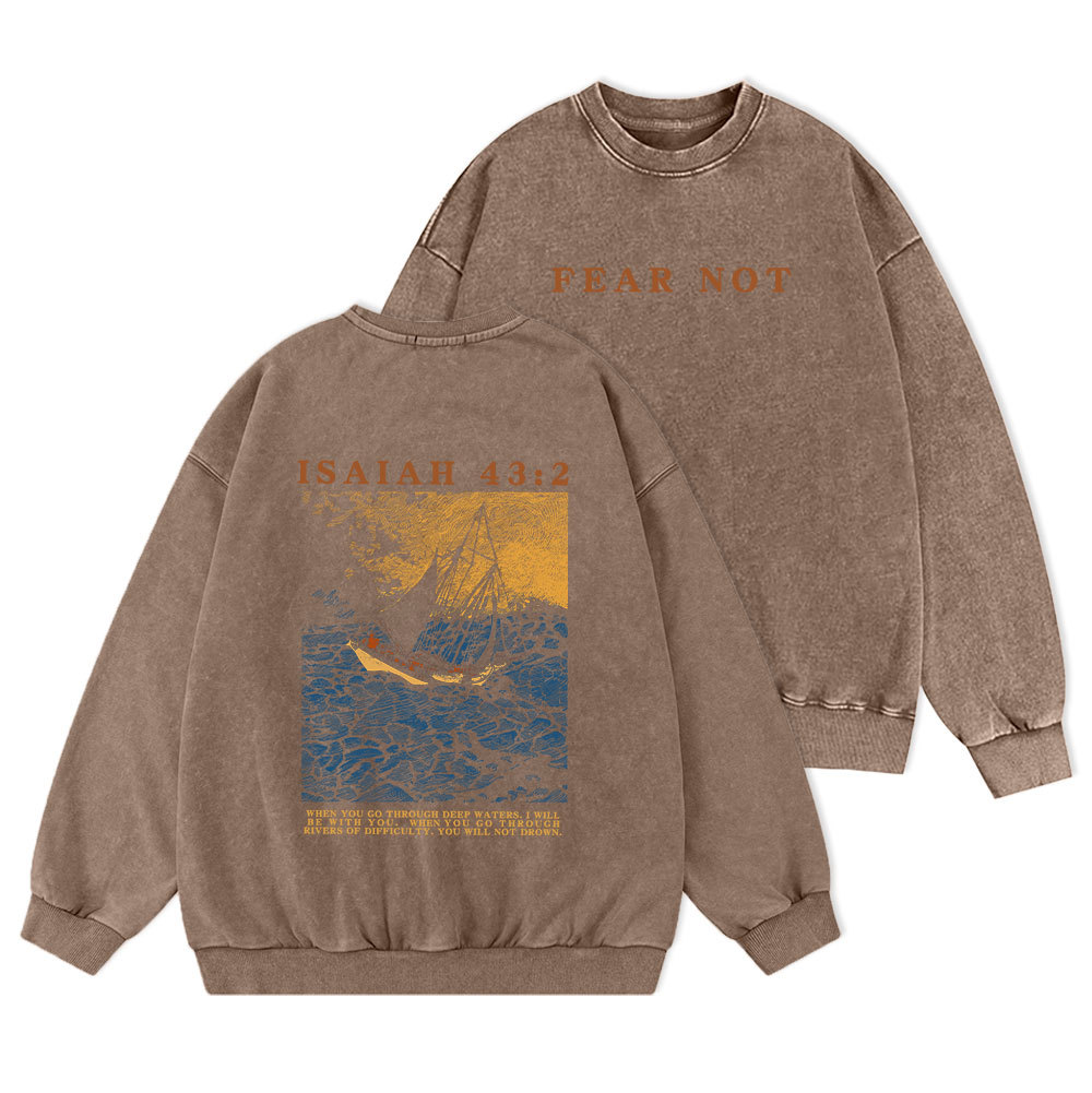 Fishers Of Men Christian Washed Sweatshirt