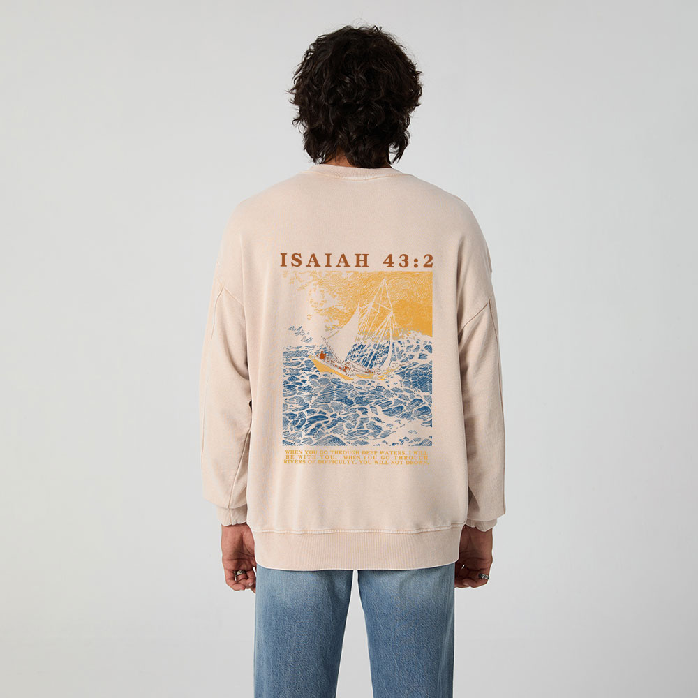 Fishers Of Men Christian Washed Sweatshirt