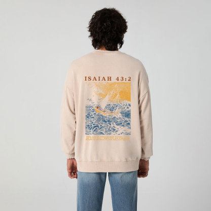 Fishers Of Men Christian Washed Sweatshirt