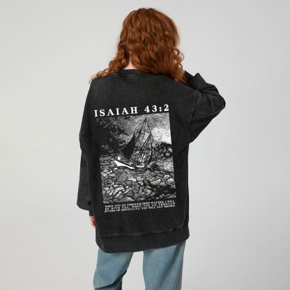 Fear Not Christian Washed Sweatshirt