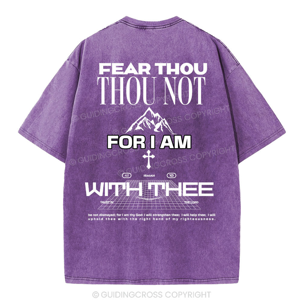 Fear Not Washed T-Shirt-ZP