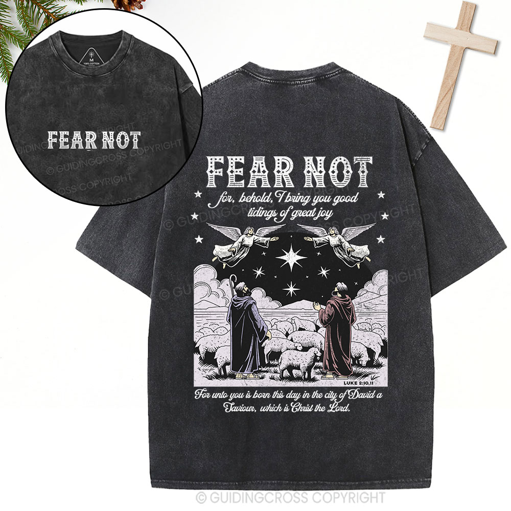 Fear Not Christian Washed T-Shirt