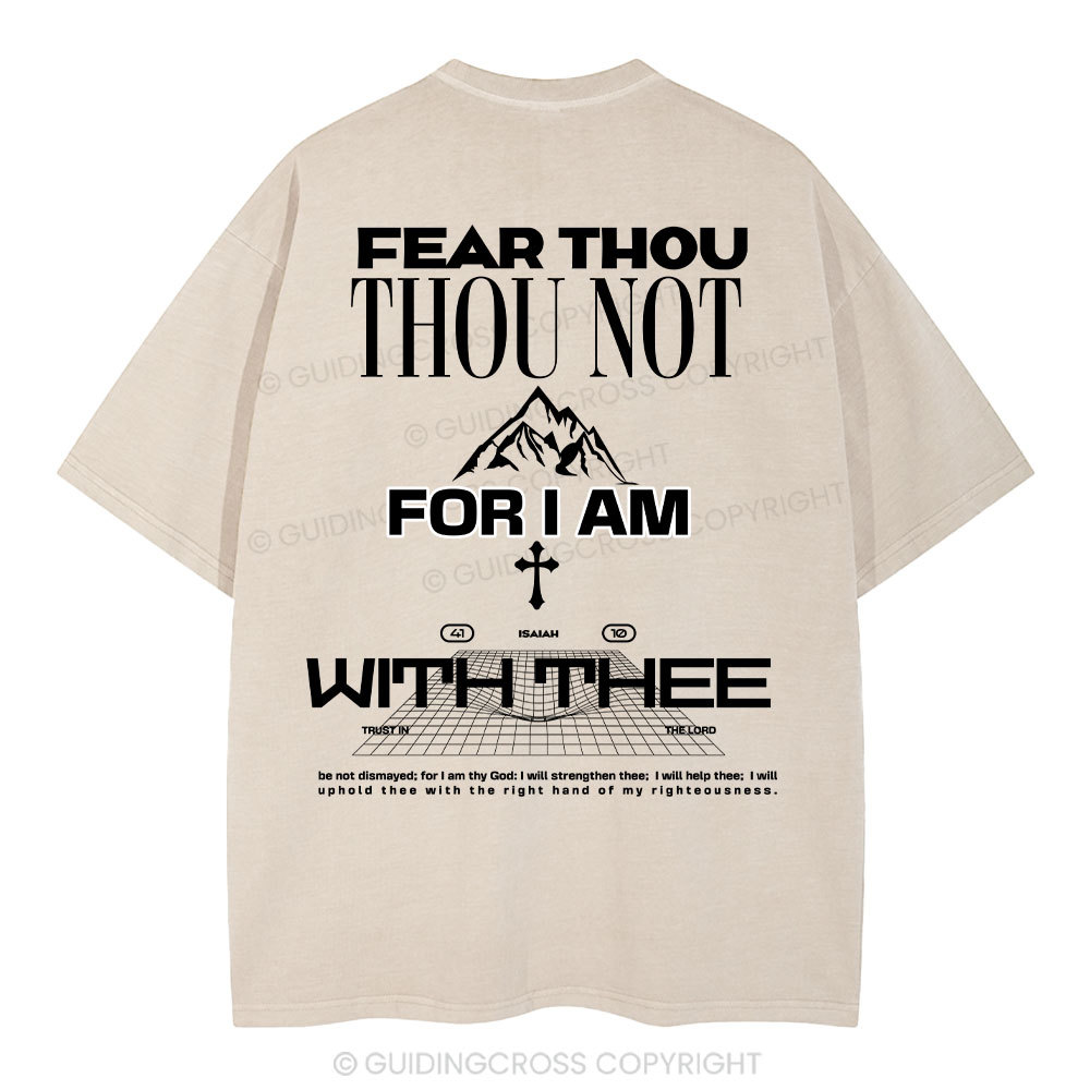 Fear Not Washed T-Shirt-ZP