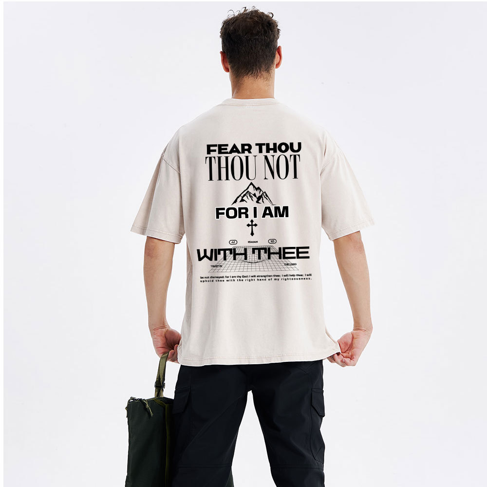 Fear Not Washed T-Shirt-ZP