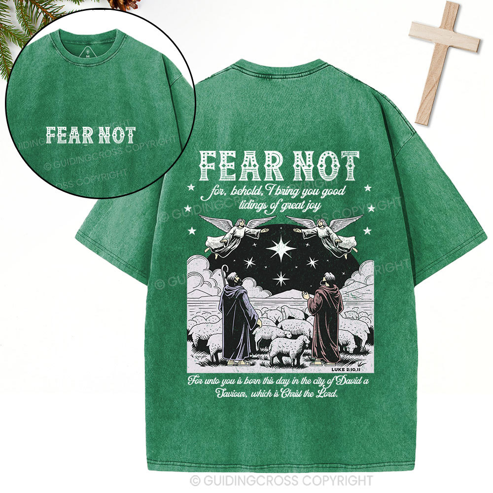 Fear Not Christian Washed T-Shirt