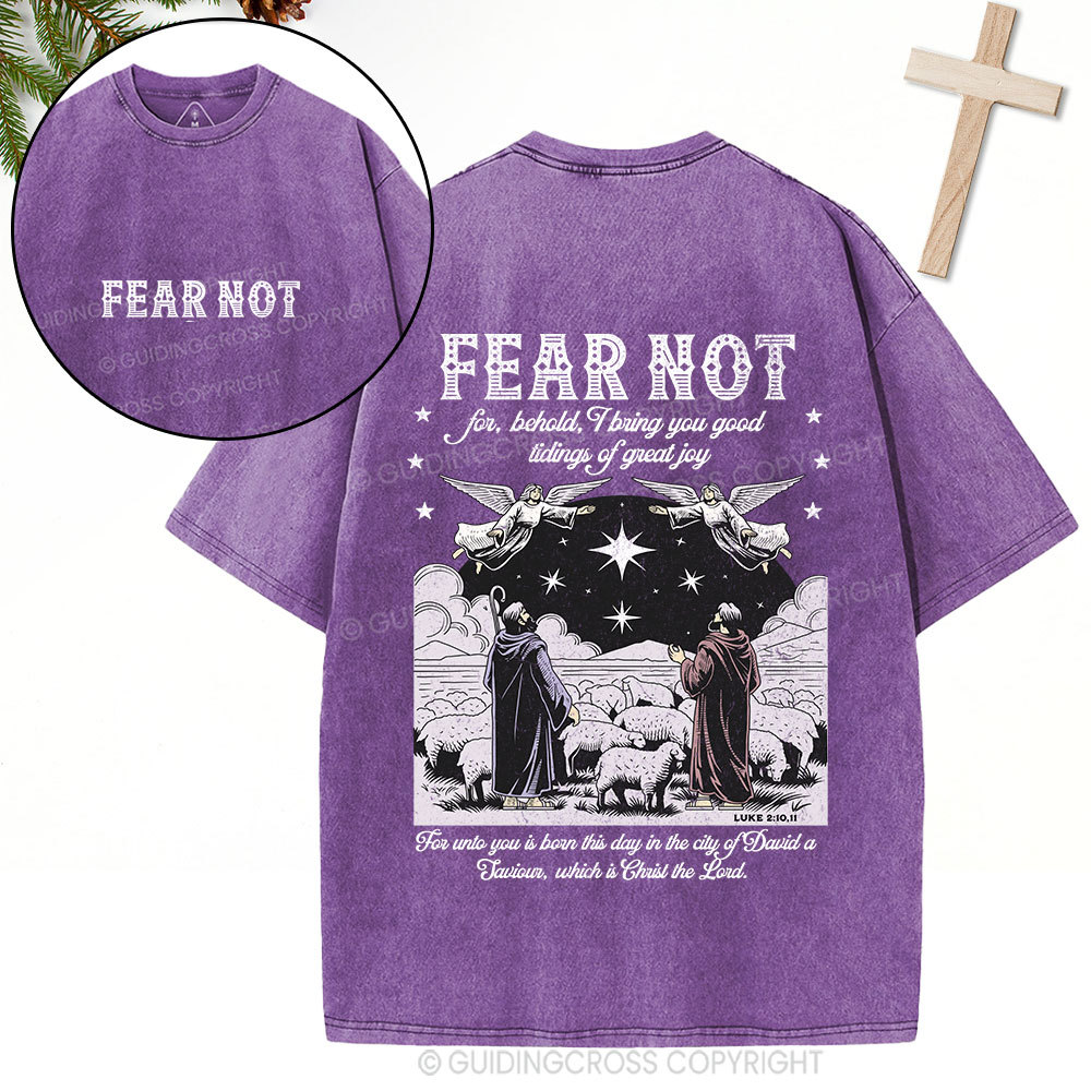 Fear Not Christian Washed T-Shirt
