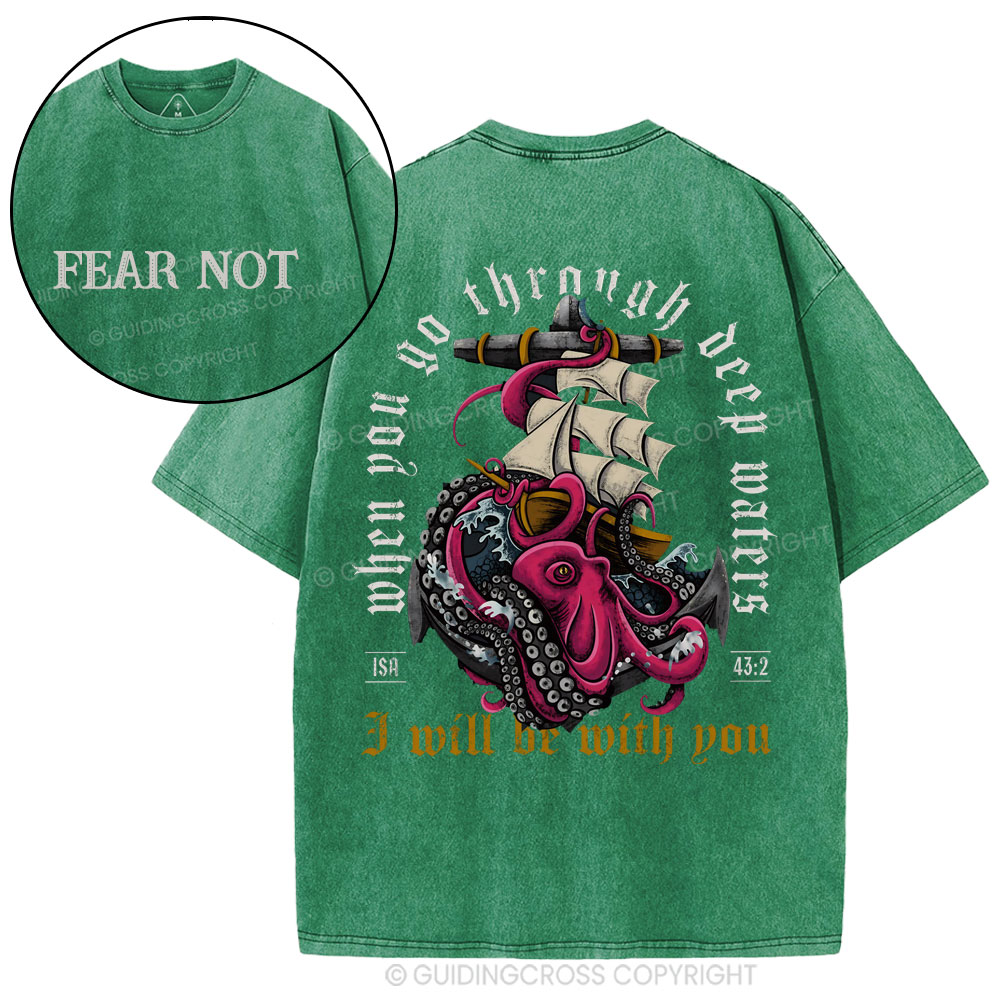 Fear Not Christian Washed T-Shirt