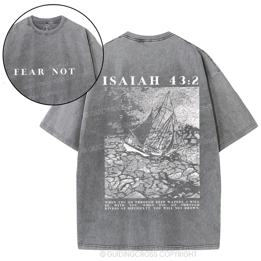 Fear Not Christian Washed T-Shirt