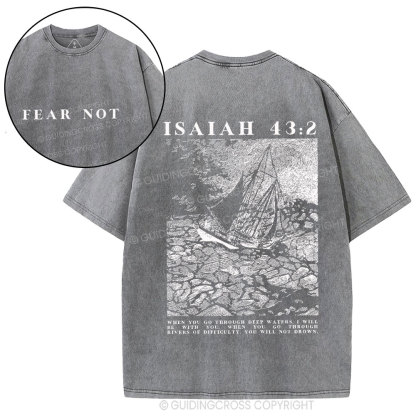 Fear Not Christian Washed T-Shirt