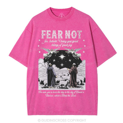 Fear Not Christian Washed T-Shirt
