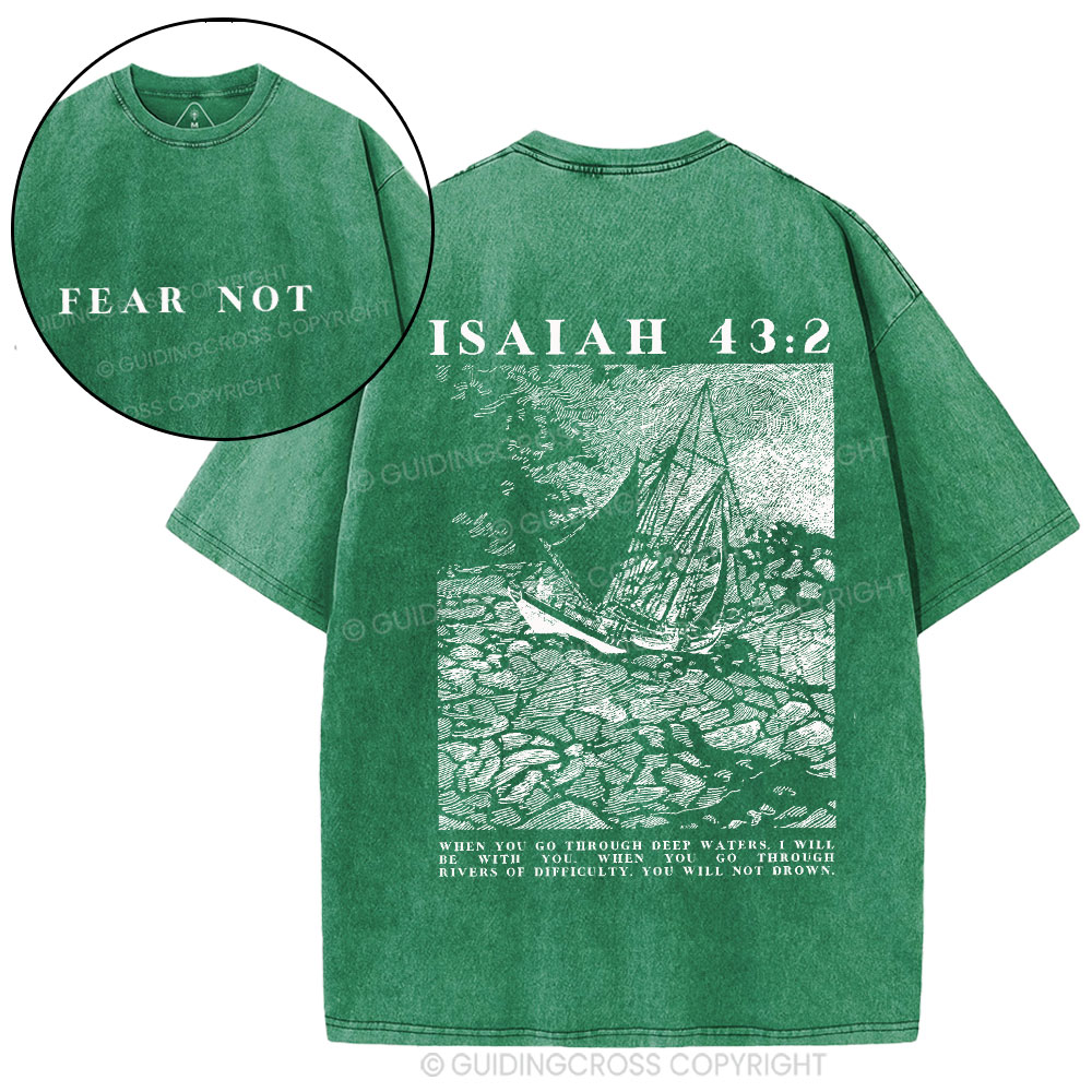 Fear Not Christian Washed T-Shirt