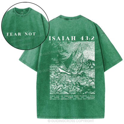 Fear Not Christian Washed T-Shirt