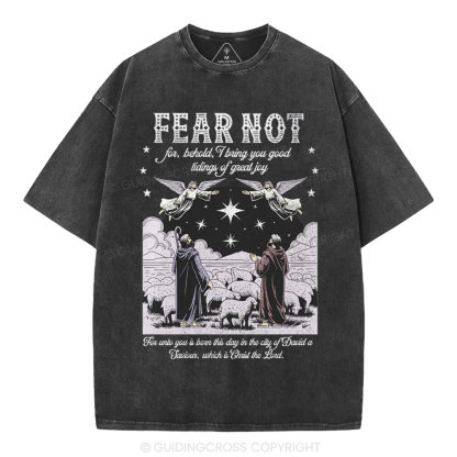 Fear Not Christian Washed T-Shirt