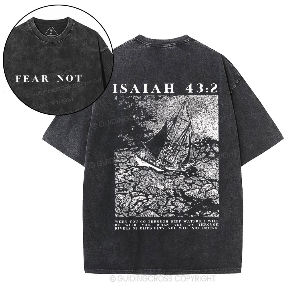 Fear Not Christian Washed T-Shirt