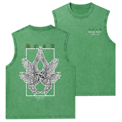 Fear Not Christian Washed Tank Top