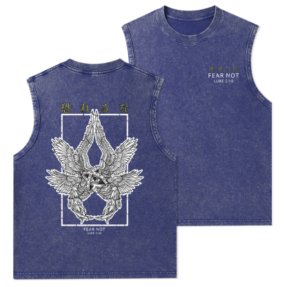 Fear Not Christian Washed Tank Top