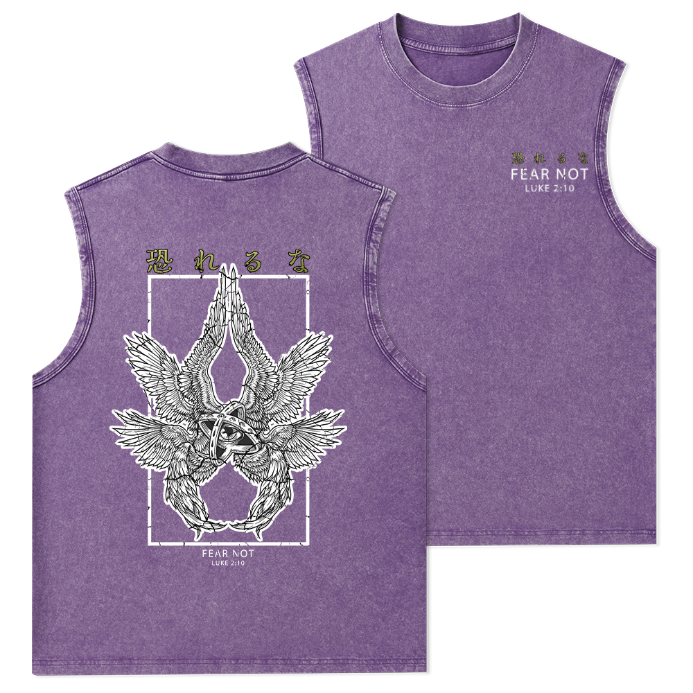 Fear Not Christian Washed Tank Top