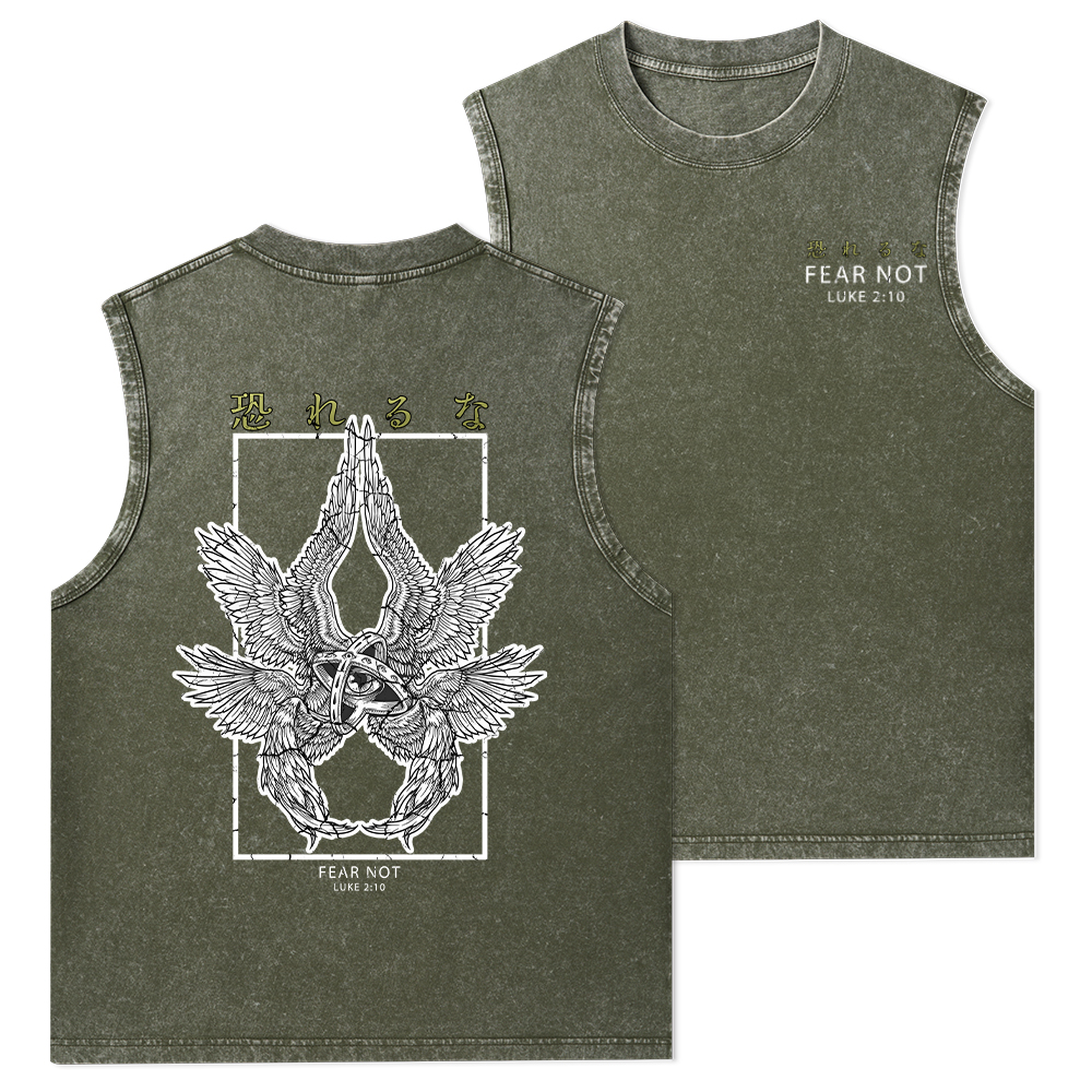 Fear Not Christian Washed Tank Top