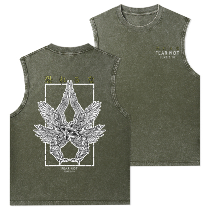 Fear Not Christian Washed Tank Top