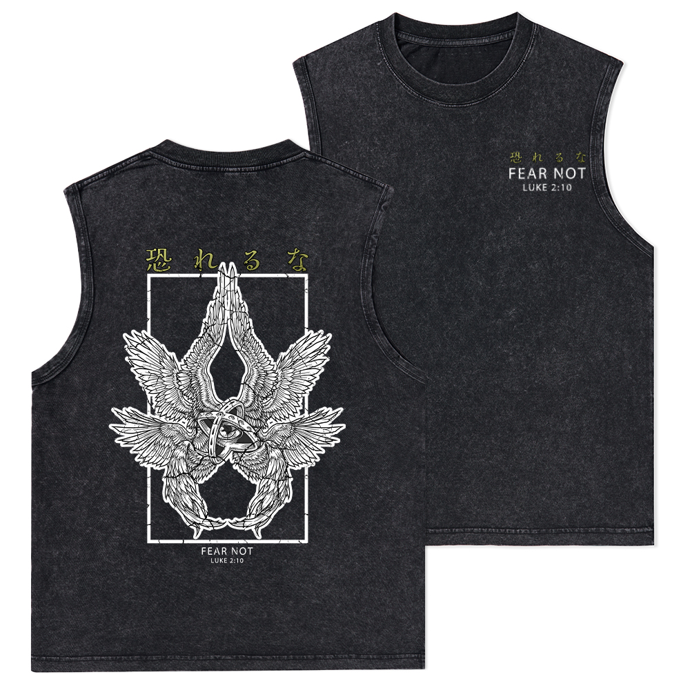 Fear Not Christian Washed Tank Top