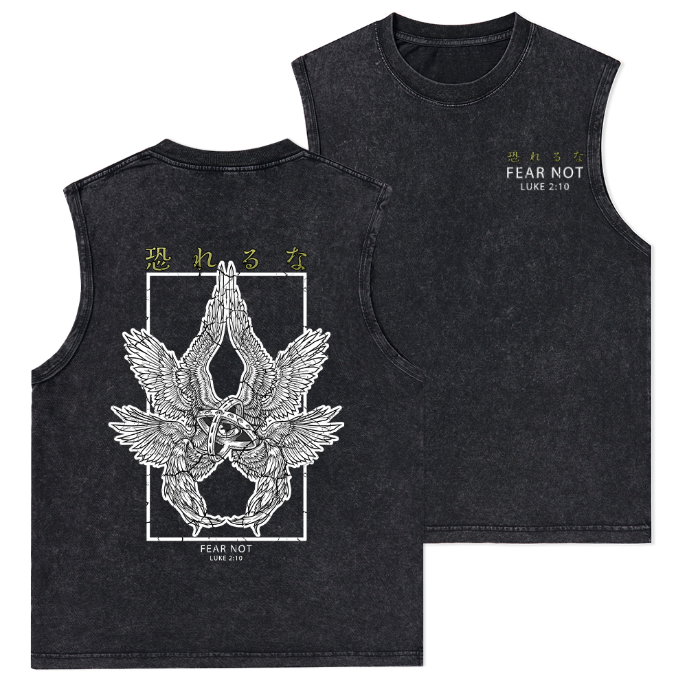 Fear Not Christian Washed Tank Top
