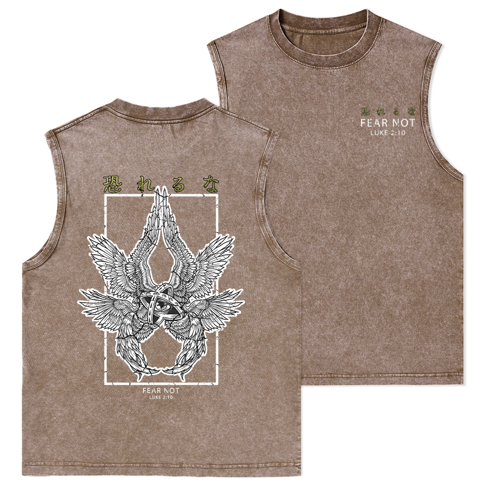 Fear Not Christian Washed Tank Top