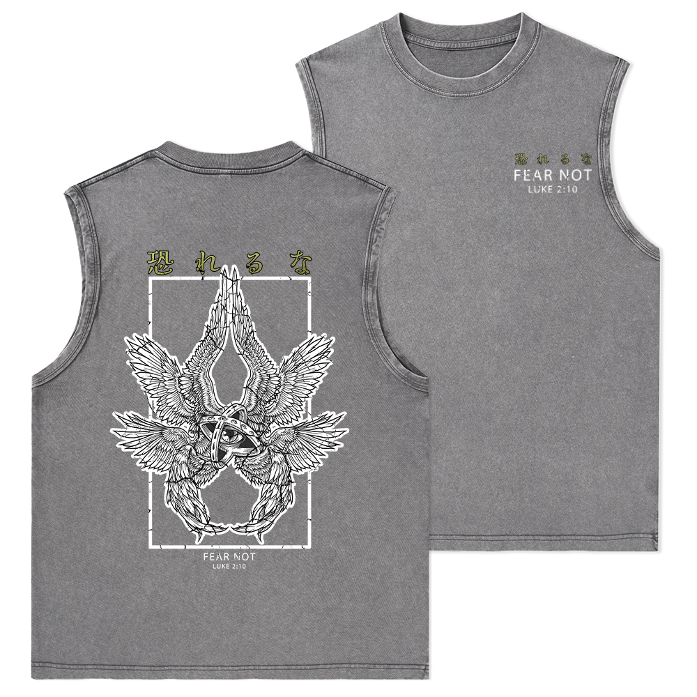 Fear Not Christian Washed Tank Top