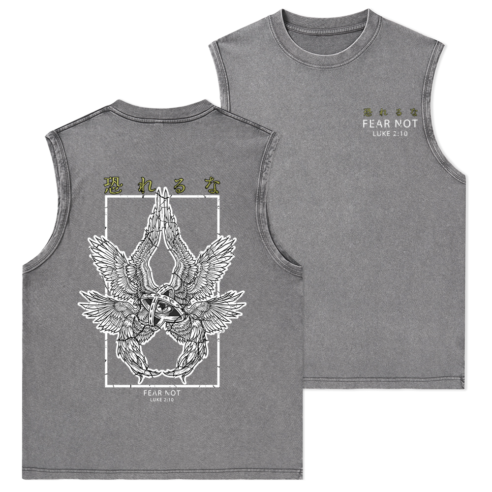 Fear Not Christian Washed Tank Top