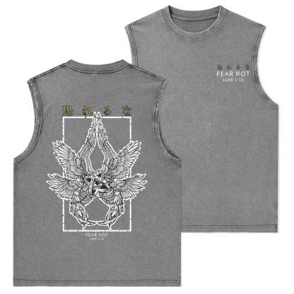 Fear Not Christian Washed Tank Top