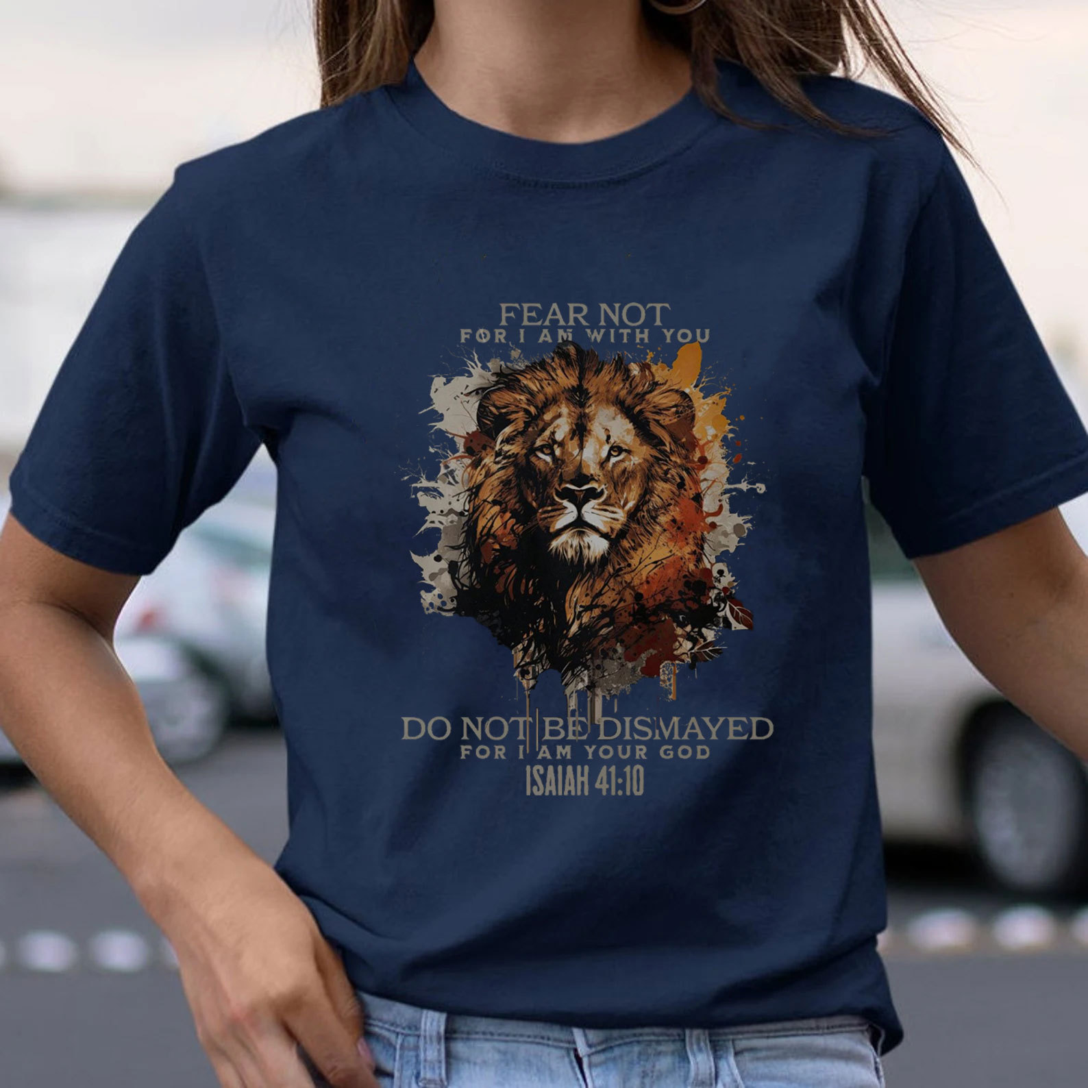Fear Not For I Am With You Christian T-Shirt