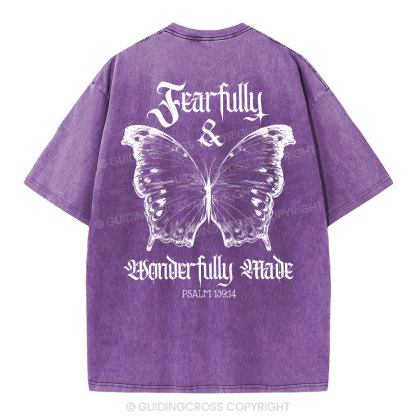 Fearfully And Wonderfully Christian Washed T-Shirt